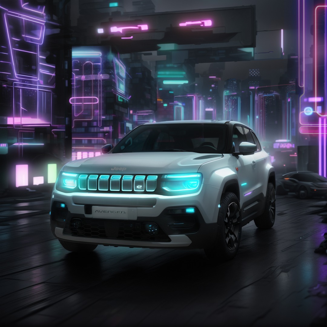 SUV avec ses systèmes avancés d'assistance à la conduite - Jeep Avenger